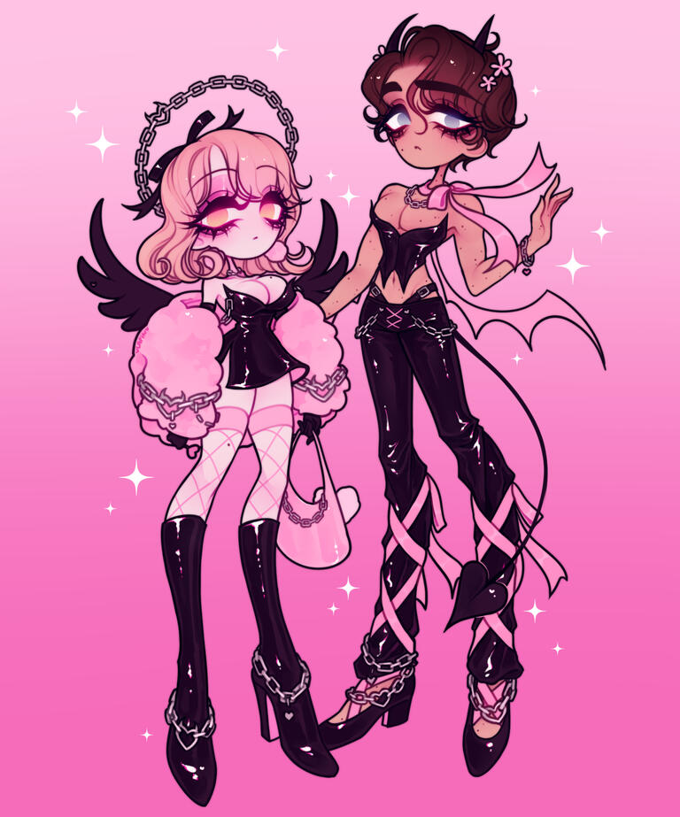 little devil angel...